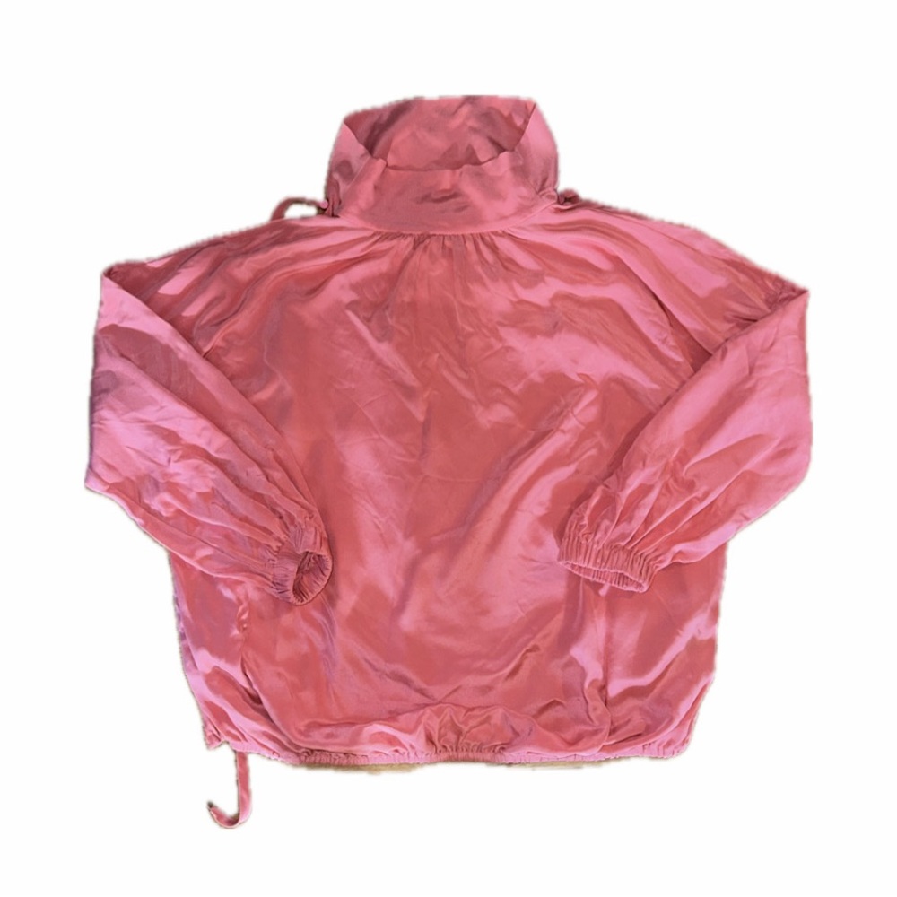 Tibi Drawstring Silk Blouse - image 5